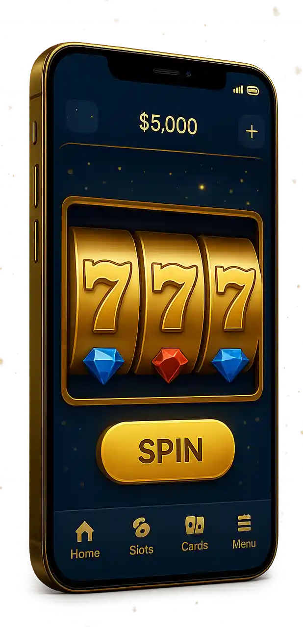 GoldenBet mobile app interface displayed on a smartphone